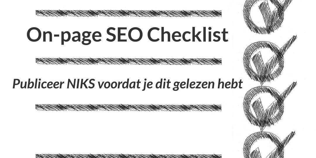 On-page SEO checklist